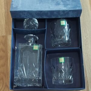 NIB Waterford Marquis Decanter and Rocks Set
